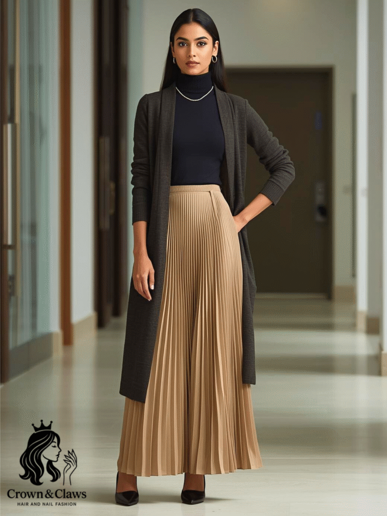 35+ Winter Skirt & Dress Outfit Ideas That Add Instant Grace to Your Wardrobe